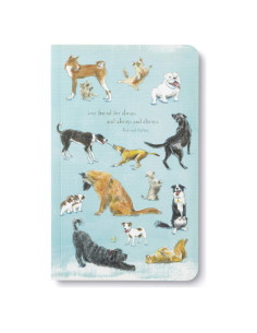 Cuaderno de Tapa Blanda Compendium 128 Páginas Rayadas Azul