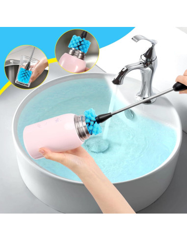 Juego de Cepillos de Limpieza AnDock 4 en 1 para Botellas