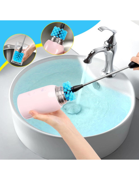 Juego de Cepillos de Limpieza AnDock 4 en 1 para Botellas