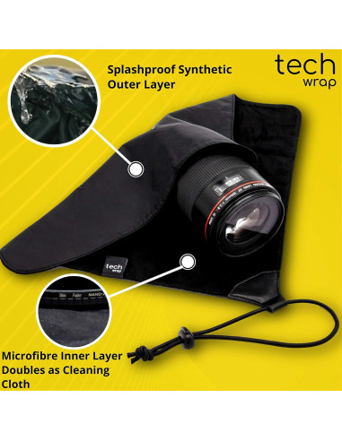 Envoltura Técnica Estándar Travel9to5 44cm x 44cm Resistente al Agua