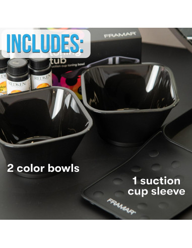 Tazón de Tono Framar para Tinte de Cabello - 2 Piezas