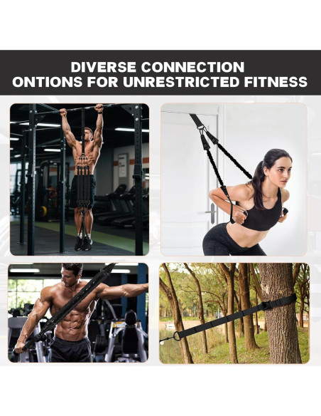 Bandas de Asistencia para Pull Up KOTTVR - Resistencia Ajustable 4x34kg