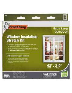 Kit de Ventana Estirable Frost King V95H 5.33m Claro