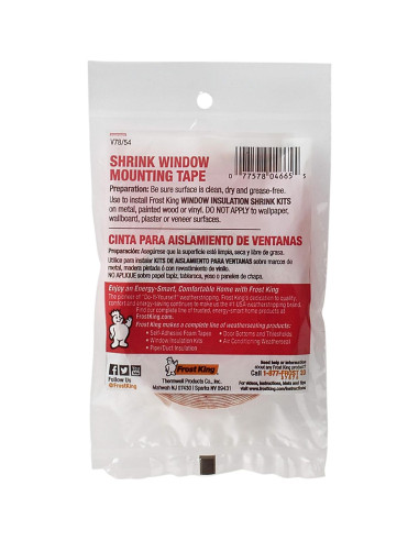 Cinta de Montaje Doble Cara Frost King 1.27cm x 16.76m