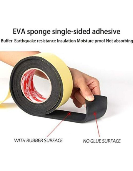 Cinta de Aislamiento de Espuma Papillon 10m x 5cm Impermeable