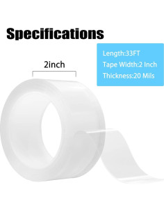 Cinta de Sellado Transparente Layway 2cm x 10m Aislamiento 2