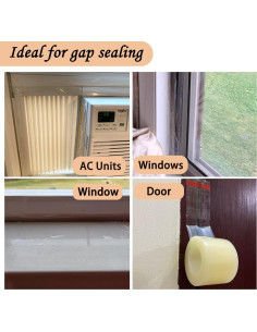 Cinta de Sellado KAIHENG 6.6cm x 21m Transparente Aislamiento 2