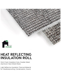 Aislamiento Reflectante EconoHome 61cm x 3m Espuma 3mm 2