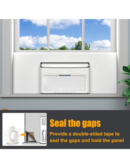 Paneles Laterales de Aire Acondicionado LBG Products 99x43cm Blanco