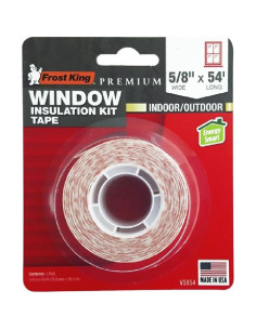 Cinta de Montaje Transparente Frost King 1.6 cm x 16.5 m - 10 Unidades 2