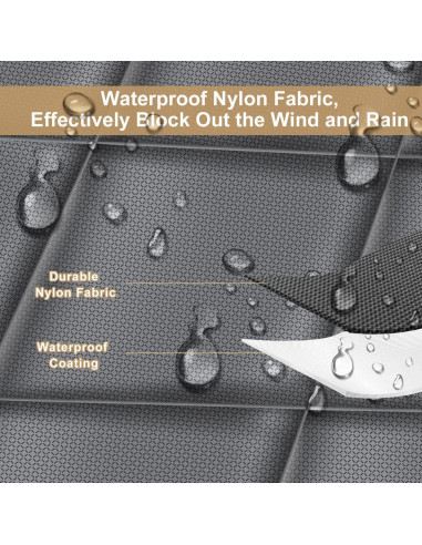 Cortina de Puerta Aislante Magnética TUZIER 32" x 80" Gris