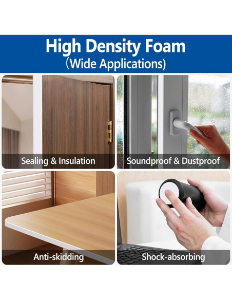 Cinta de Espuma Autoadhesiva Kikerike 1.27cm x 0.64cm x 12.8m