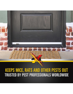 Barrera de Puerta Xcluder 914.4 mm Aluminio Paquete de 2 2