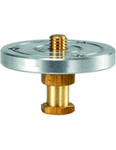 Adaptador de Plataforma Manfrotto 208HEX 3/8" Plata 2