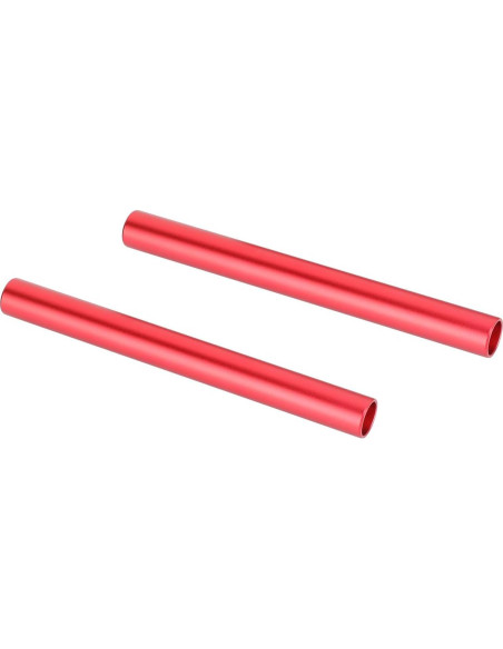 Par de Varillas de Aluminio 15mm CAMVATE 15cm Color Rojo