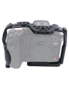 Jaula para Cámara NICEYRIG GH7/GH6 de Aluminio con Agarre
