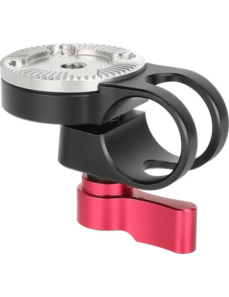 Abrazadera de Varilla de 19mm CAMVATE con Roseta ARRI Roja