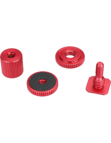 Adaptador de Montaje de Zapata CAMVATE 1/4"-20 Rojo Adaptador de Montaje de Zapata CAMVATE 1/4"-20 Rojo