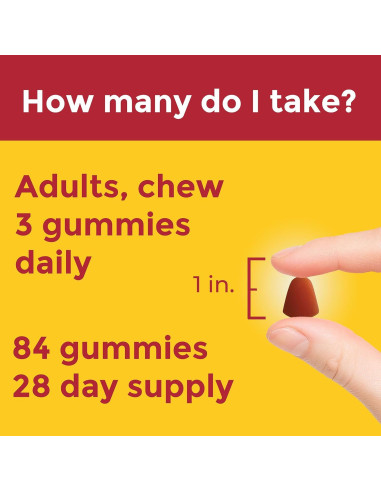 Gomas Multivitamínicas Nature Made 50+ para Hombres 84 Unidades