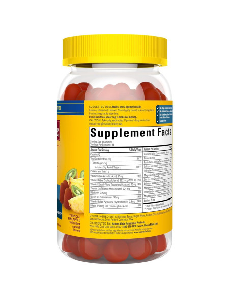 Gomas Multivitamínicas Nature Made 50+ para Hombres 84 Unidades Gomas Multivitamínicas Nature Made 50+ para Hombres 84 Unidades