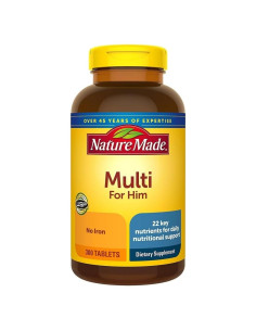 Multivitamina Nature Made Para Hombres Sin Hierro 300 Tabletas