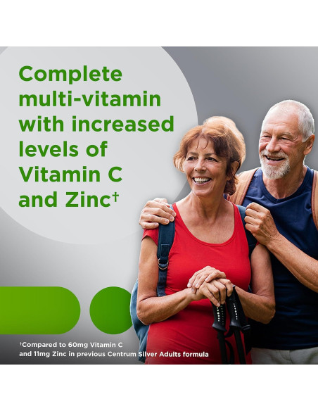 Centrum Silver Multivitamina 50+ Adultos 220 Cápsulas Centrum Silver Multivitamina 50+ Adultos 220 Cápsulas