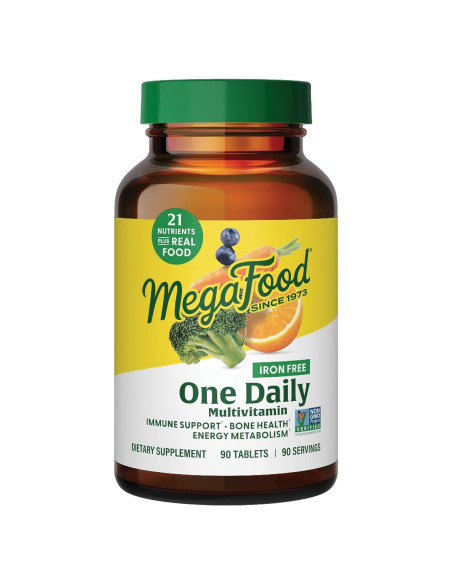 MegaFood One Daily Multivitamina Sin Hierro - 90 Tabletas MegaFood One Daily Multivitamina Sin Hierro - 90 Tabletas