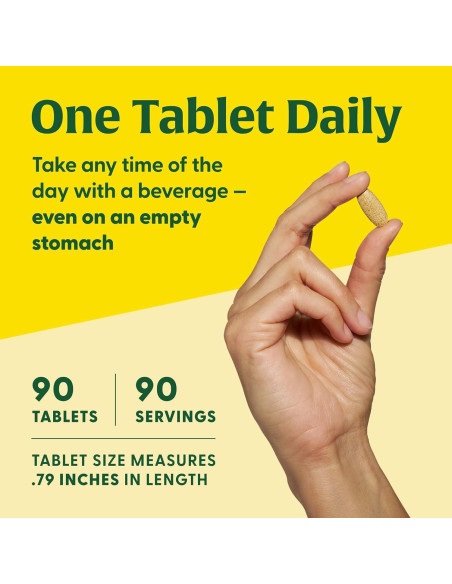 MegaFood Multivitamina Diaria Hombres 40+ 90 Tabletas