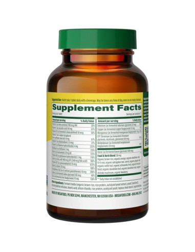 Multivitaminas MEGAFOOD Hombre Uno Diario 72 Tabletas