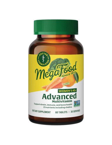 MegaFood Multivitamina Avanzada Mujeres 40+ 60 Tabletas