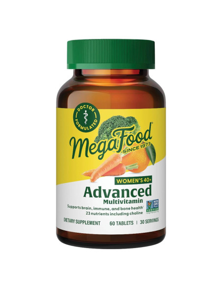 MegaFood Multivitamina Avanzada Mujeres 40+ 60 Tabletas MegaFood Multivitamina Avanzada Mujeres 40+ 60 Tabletas