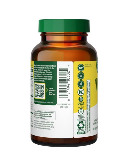 Multivitaminas MEGAFOOD Hombre Uno Diario 72 Tabletas Multivitaminas MEGAFOOD Hombre Uno Diario 72 Tabletas