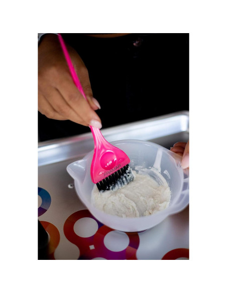 Brocha de Color de Cabello Framar Rosa - Cerdas AccuSoft