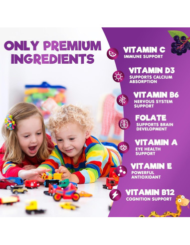 Gomitas Multivitamínicas Nature's Nutrition 120 Unidades Sabor Fresa