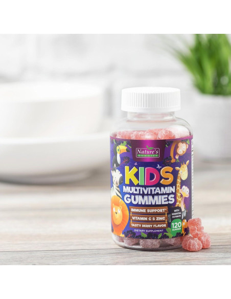 Gomitas Multivitamínicas Nature's Nutrition 120 Unidades Sabor Fresa