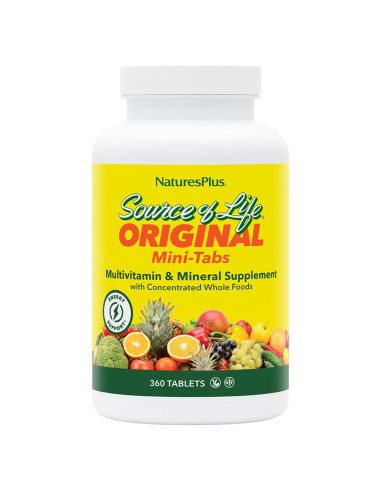 Suplemento Multivitamínico Natures Plus Fuente de Vida 360 Mini-Tabs
