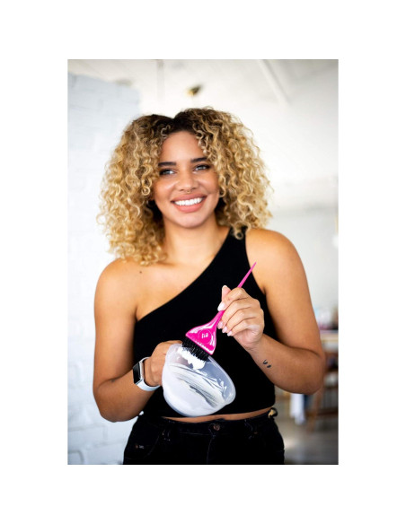 Brocha de Color de Cabello Framar Rosa - Cerdas AccuSoft