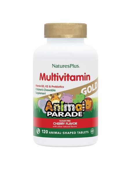 Multivitamina Masticable para Niños Nature's Plus - 240 Tabletas Multivitamina Masticable para Niños Nature's Plus - 240 Tabletas