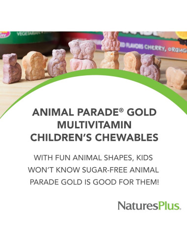 Multivitamina Masticable para Niños Nature's Plus - 240 Tabletas