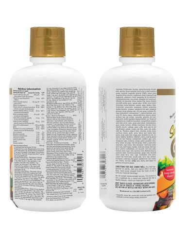 Natures Plus Fuente de Vida Oro Multivitamina Líquida 887 ml - D3, B12, K2