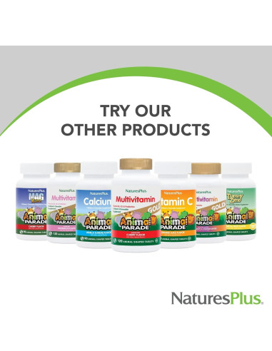 Multivitamina Masticable para Niños Nature's Plus - 240 Tabletas