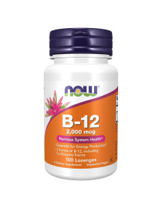 Suplemento de Vitamina B-12 NOW Foods 2000 mcg 100 Pastillas