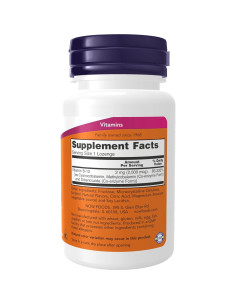 Suplemento de Vitamina B-12 NOW Foods 2000 mcg 100 Pastillas 2