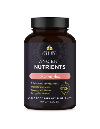 Suplemento Complejo de Vitaminas B Nutrición Antigua 60 Cápsulas
