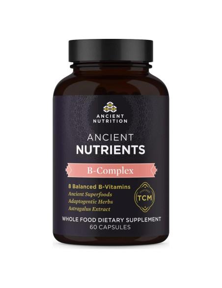 Suplemento Complejo de Vitaminas B Nutrición Antigua 60 Cápsulas