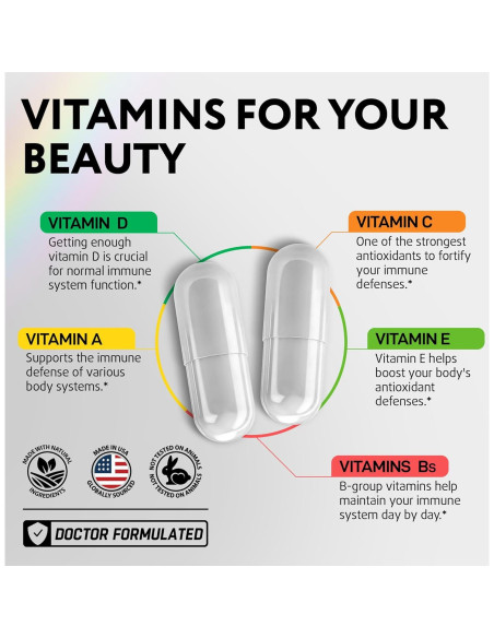 Multivitamina Diaria IQ BIOLOGY - 60 Cápsulas para Energía y Inmunidad