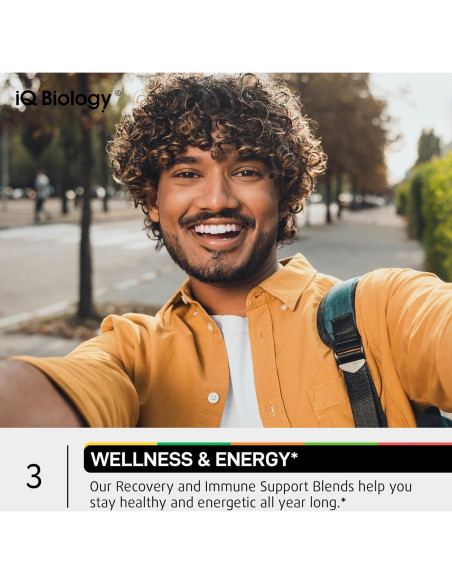 Multivitamina Diaria IQ BIOLOGY - 60 Cápsulas para Energía y Inmunidad