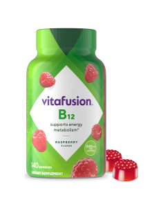 Vitafusion Gomitas B12 Sabor Frambuesa 140 Conteos - Energía