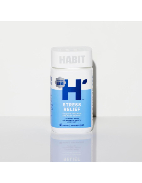 Suplemento Alivio del Estrés HABIT 60 Cápsulas Veganas