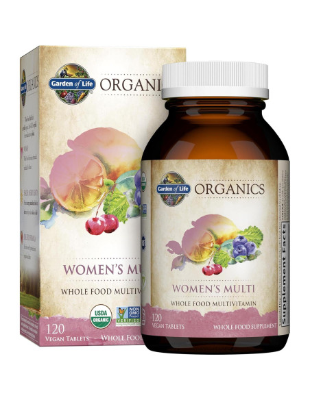 Multivitaminas Orgánicas para Mujeres Garden of Life 120 Tabletas Multivitaminas Orgánicas para Mujeres Garden of Life 120 Tabletas